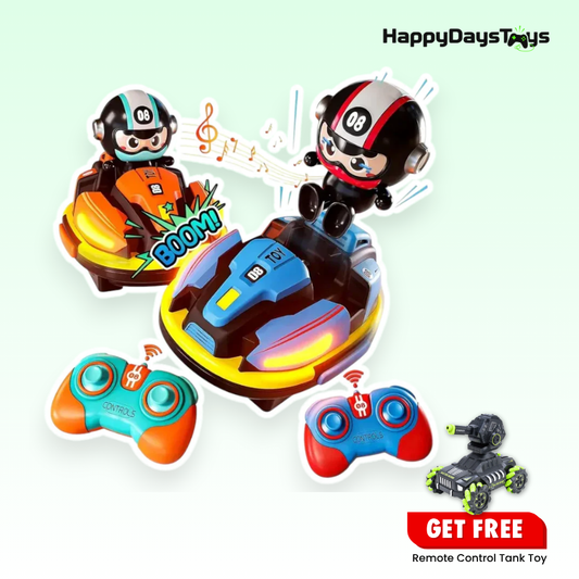 HappyDaysToys™ Turbo Clash RC Karts