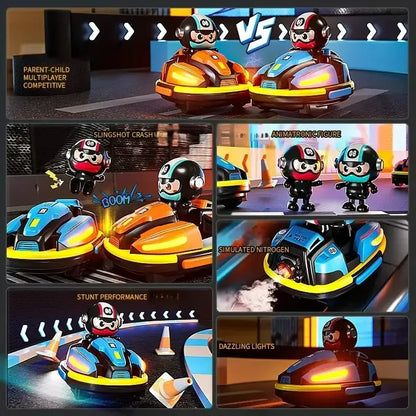HappyDaysToys™ Turbo Clash RC Karts